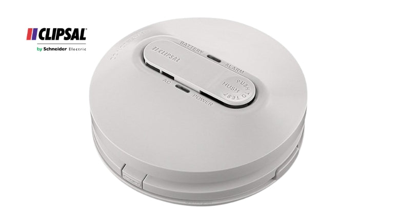 Clipsal CLI755PSMA4 - Gen4 Surface Mounted Photoelectric Wired Smoke Alarm